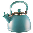 42971009 Vrkg6777 Varick Gallery Hippolyte Whistling Stove Tea Kettle Turquoise 192264516356