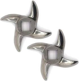 Vturboway 744759651549 2 Pcs #12 Meat Grinder Blade Stainless Steel Knife Cutter Replacement
