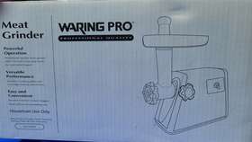 Mg100fr Waring Pro Electric Meat Grinder Excellent Shape Original Box All Accessories