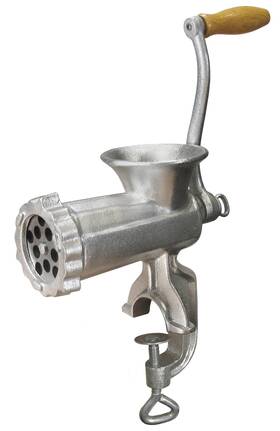 Weston 014445370888 10 Manual Tinned Meat Grinder Sausage Stuffer 45mm 10mm Plates 3 Funn