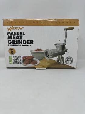36-001-w Weston Hache-viande Manual Meat Grinder And Sausage Stuffer No. 8