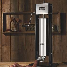 Weston 812830024725 Vertical Sausage Stuffer - 15 Lb Capacity Two-speed Stainless Steel