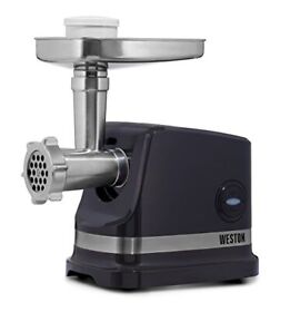 Weston Electric Meat Grinder And Sausage Stuffer #5 500 Watt 5/8 Hp Motor