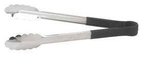 Utph-12k Winco Utility Tong With Black Non-slip Grip 12-inch Stainless Steel