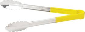 Utph-12y Winco Utility Tong With Yellow Non-slip Grip 12-inch Stainless Steel