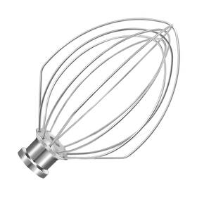 Go-doyy-t23b Wiselet K5a Stainless Steel Whisk For Kitchenaid 5 Quart Bowl-lift Stand Mixer 6 Wire
