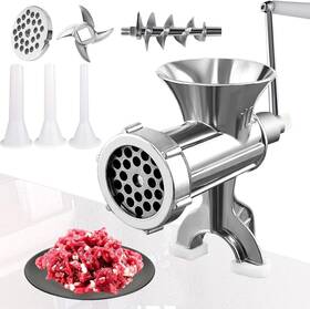 Xdggcsy 751901910577 Meat Grinder Manual Mincer - Sausage Maker Table Mount Po