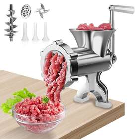 Xdggcsy 768399417723 Meat Grinder Manual Mincer - Sausage Maker Table Mount Po
