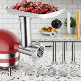 Xmsj 744759693679 Meat Grinder Attachment Stainless Steel Accessory Or Mixer