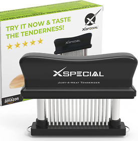 Xspecial Meat Tenderizer Tool 48 Blades Stainless Steel Easy To Use