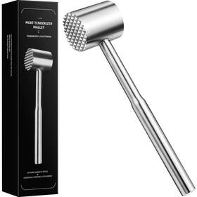 Yf-meat-001 Yoofei Stainless-steel Meat Tenderizer Mallet - Standard Silver