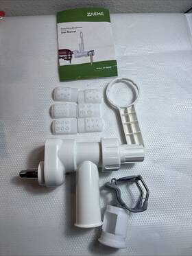 Za-nsk08 Zacme Pasta Attachment For Kitchenaid Stand Mixer With 6 Different Shapes