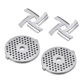 Zaplyte 782685079884 Meat Grinder Blade 47mm And Plate 3mm For Grinders 2 Set