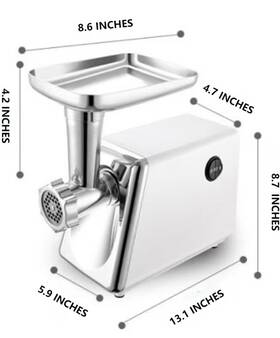 M1m2 Zuguachi Electric Meat Grinder Multifunctional Household Food Processing Machine
