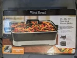 West Bend Non-stick Electric Skillet 15 X 12 2.75 New. Fixed Price $43.50.