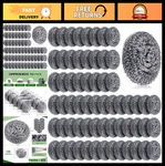 Stainless Steel Scourers 150 Pack 2.5IN 15G Wire Scrubbers Kitchen. Fixed Price $67.99.