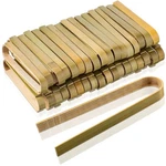 150 Pieces Mini Bamboo Disposable Tongs 4 Inch Toast Wooden Cooki.... Fixed Price $20.54.