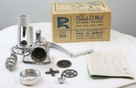 Vintage Rival Kitchener Mat & Shred Meat Grinder Chopper W/boxes. Fixed Price $35.00.