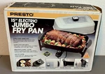 Vintage Presto 15" Electric Jumbo Fry Pan Skillet 06824-NEW Open Box 1990. Fixed Price $44.99.