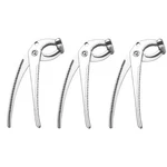 Amosfun 3PCS Anti-scald Bowl Holder Clip, Metal Dish 17.5X5 Cm, Silver. Fixed Price $28.64.