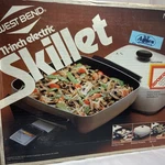 1981 West Bend Inch Electric Skillet No. 72119 New Open Box Usa Made Vtg. Fixed Price $55.00.