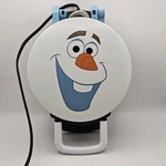 Disney "frozen" Waffle Maker Build Your Own Olaf Snowman Iron. Fixed Price $22.00.