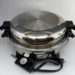 Society Regal Ware 12 Electric Skillet Fry Pan Stainless High Domed Lid K7253C. Fixed Price $49.95.