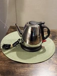 Eco+chef 4 Cup Brushed Stainless Steel Electric Tea Kettle. Fixed Price $23.30.