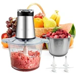 Bumet 2X12CUP Bowls 800W Electric Food Processor With Led Timer. 3TIERED 6 Cu.... Fixed Price $91.99.