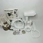 Kitchenaid Attachments Pack #2 Kgssa Food Grinder Rotor Slicer Sausage Stuffer. Fixed Price $50.96.