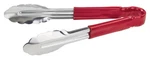 Winco Stainless Steel Serving Tongs With Plastic Handle, Red 9",. Fixed Price $12.22.