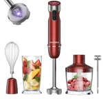 Vavsea 1000W 5-IN-1 Immersion Hand Blender 12 Speeds W/ Various Attachments. Fixed Price $89.00.