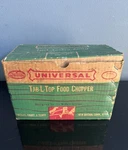 New Vtg Universal Tab-l-top Food Chopper 1580 Original Box Never Used. Fixed Price $28.65.