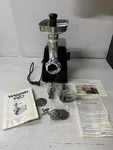 Waring Pro MG100 Meat Grinder Stainless Steel Attachments Tested Works!. Fixed Price $64.99.