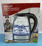 Brentwood 1.7L Tempered Glass Tea Kettle In Black. Fixed Price $20.00.