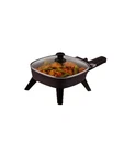 Toastmaster Electric Skillet. Nonstick, Tempered Glass Lid, Black. Small. Fixed Price $22.50.