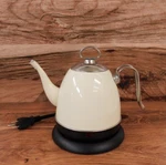 Chantal Mia Ekettle 32 Ounce Electric Water Kettle, Almond - New. Fixed Price $69.95.