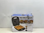 Hamilton Beach 4-WAFFLE Belgian-style Baker Stainless Steel. Fixed Price $38.92.