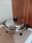 Vintage Health Craft K7273 Stainless 12" Electric Skillet Oil Core Waterless. Fixed Price $38.00.