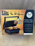 Elite Cuisine EPN-2976 3-IN-1 Panini Press & Grill. Fixed Price $45.00.