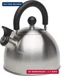 Primula Stewart Whistling Stovetop Tea Kettle Food Grade Stainless Steel, Hot. Fixed Price $20.62.