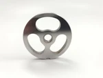 Lem # 5 Stainless Steel Grinder Stuffing Plate - 10MM (3/8"). Fixed Price $5.00.