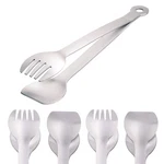 Hinmay Small Serving Tongs Stainless Steel Mini 6-INCH, Brushed. Fixed Price $14.68.