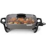 Electric Skillet 16 Inch Ceramic Non Stick 1500W Grey Presto 06856. Fixed Price $114.99.