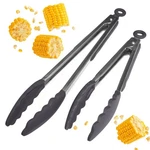 Starpack Premium Silicone Kitchen Tongs Set Of (9-INCH & 12-INCH) Stainle.... Fixed Price $27.09.
