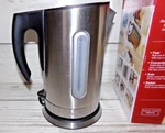 Aroma Stainless Steel Electric Water Kettle 2 Liters Model AWK-116S. Fixed Price $12.50.