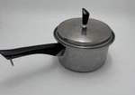 Vintage 6 1/2" Imperial Stainless Steel Cooking Pot. Fixed Price $30.00.