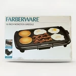 Farberware 16-INCH Electric Nonstick Griddle Adjustable Temperature Drip Tray. Fixed Price $26.93.
