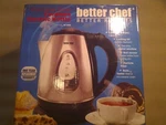 Better Chef- 7 Cup Stainless Steel Cordless Electric Tea Kettle. Fixed Price $23.95.