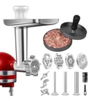 Amzchef Metal Food Grinder Attachment & Burger Press Model DT-5-A New. Fixed Price $24.99.